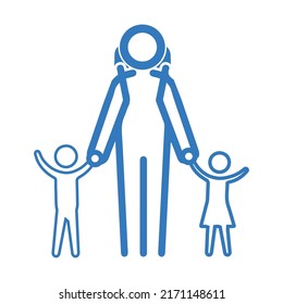 Care Refugee And Child  Support  Icon