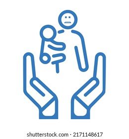 Care Refugee And Child  Support  Icon