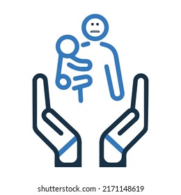 Care Refugee And Child  Support  Icon