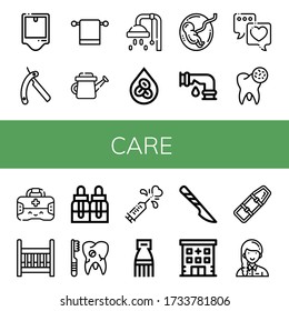 Sorgfältig einfache Symbole gesetzt. Enthält solche Symbole wie Urinal, Shabrazor, Handtuchhalter, Wasserkocher, Dusche, Erythrozyten, Fetus, Leak, Liebe, kann für Web, mobil und Logo verwendet werden