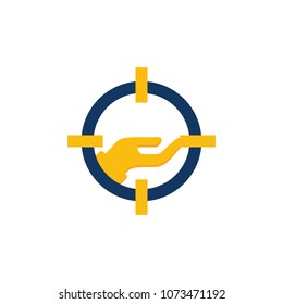 Care Target Logo Icon Design
