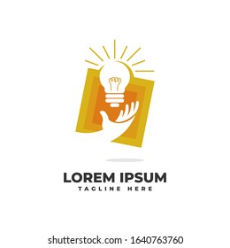 Care Thinking Smart Logo Vector Icon Illustration