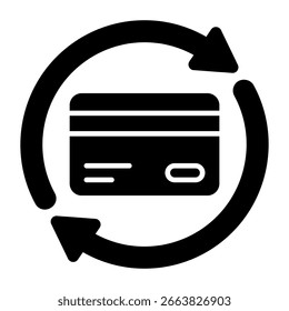 Icono del Actualizar del cuidado, Vector editable