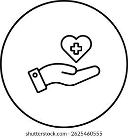 Icono de Vector de cuidado. Se puede utilizar para aplicaciones de impresión, móviles y de Web.