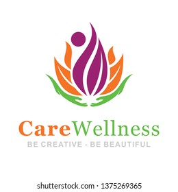 care wellness logo inspiration