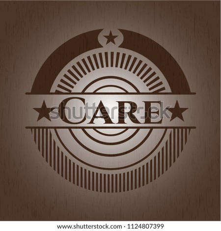 Care wood emblem