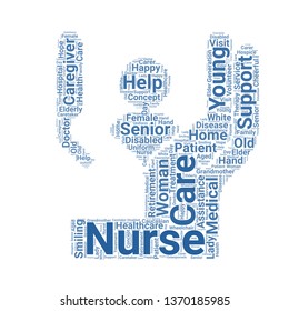 care word cloud. tag cloud about care