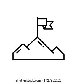 career achievement vertex icon vector