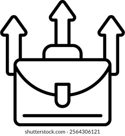 Career Advancement Icon Element For Design