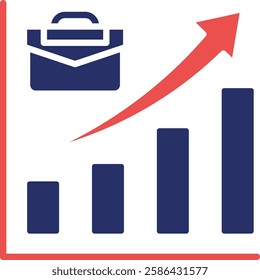 Career Advancement Icon Element For Design
