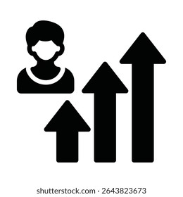 Icono de Vector de avance profesional que puede modificarse o editarse fácilmente
