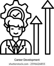 Career advecenemet icon.career development and working together on new creative projects. Top view vector design. Conference session.by iin indun.by kuncong.by kus wandoko