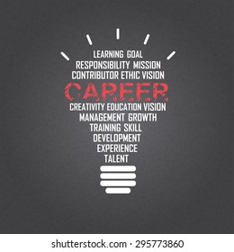 career background, creative business idea. text can be added. vector illustration