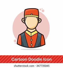 career character doodle