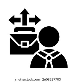 Career Choice Icon Element for Design