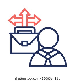 Career Choice Icon Element for Design