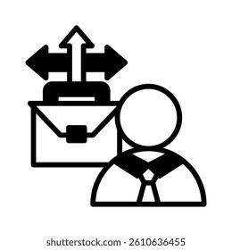 Career Choice Icon Element for Design