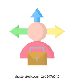 Career Choice Icon Element for Design
