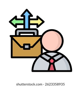 Career Choice Icon Element for Design