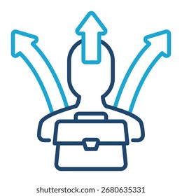 Elemento de icono de elección de carrera para diseño