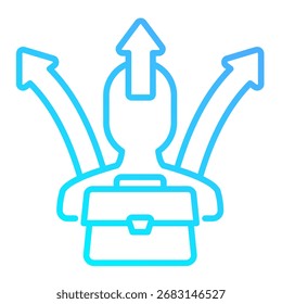 Elemento de icono de elección de carrera para diseño