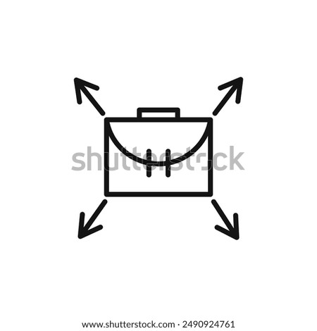 Career Choice logo sign vector outline