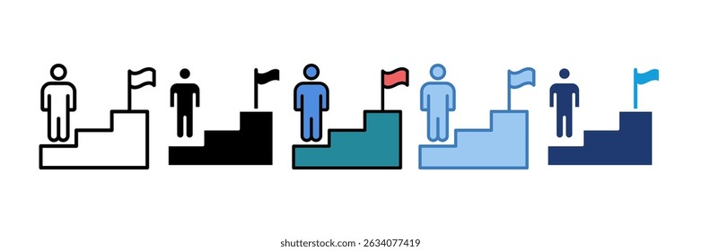 Career Coaching Icon Element For Design