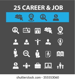 career development  icons, signs vector concept set for infographics, mobile, website, application
