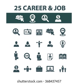 career development  icons, signs vector concept set for infographics, mobile, website, application
