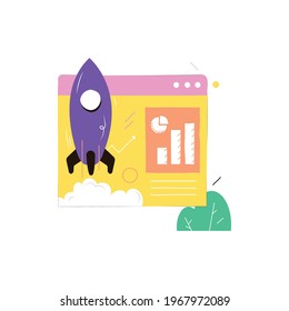 Career developmentVector Style Illustration. EPS 10 File 