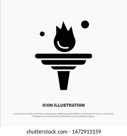Career, Education, Motivation, Training solid Glyph Icon vector