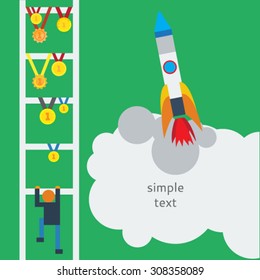 Career flat design