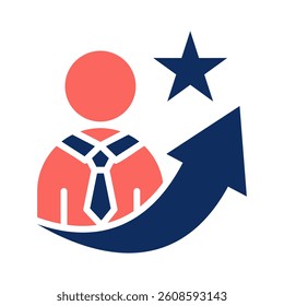 Career Goals Icon Element for Design