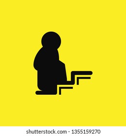 career growth icon vector
