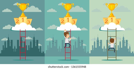 career growth and race for first place