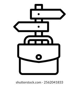 Career Guidance Icon Element For Design