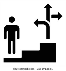 Elemento De Ícone De Orientação De Carreira Para Design
