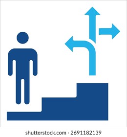 Elemento De Ícone De Orientação De Carreira Para Design