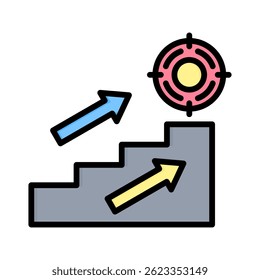 Elemento de icono de carrera para el diseño