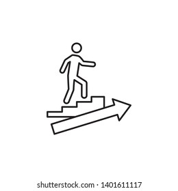 career icon, illustration vector template 