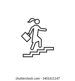 career icon, illustration vector template 