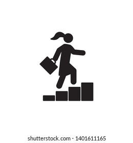 career icon, illustration vector template 