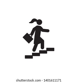 career icon, illustration vector template 