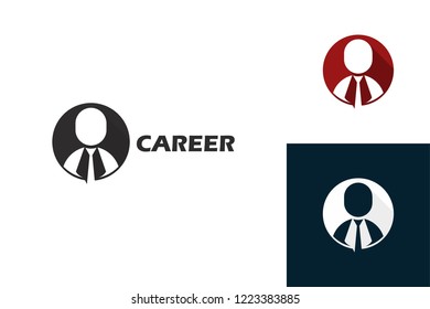 Career icon logo template