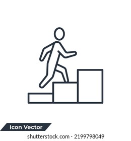 career icon logo vector illustration. career symbol template for graphic and web design collection