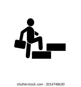 career icon on white background