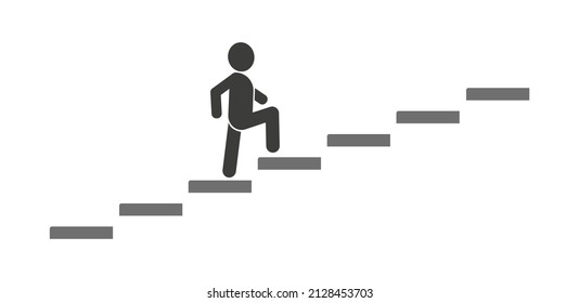 career icon on white background