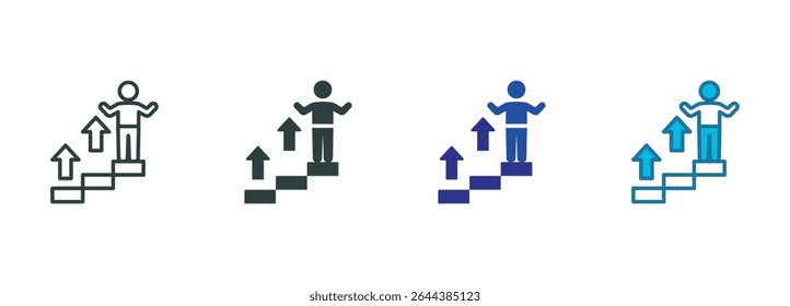 Career Icon Set Multiple Style Of