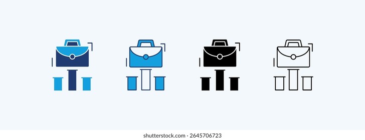 Career Icon Set Multiple Style Collection