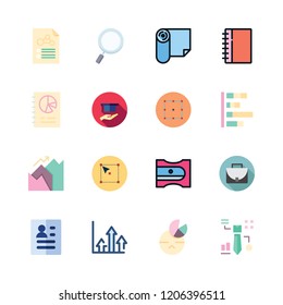 career icon set. vector set about graphic, curriculum, growth and select icons set.